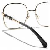 Chanel - Square Blue Light Glasses - Gold - Chanel Eyewear