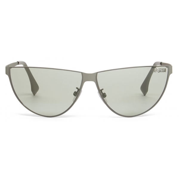 Fendi - Fendi Cut Out - Cat Eye Sunglasses - Green - Sunglasses - Fendi Eyewear