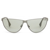 Fendi - Fendi Cut Out - Occhiali da Sole Cat Eye - Verde - Occhiali da Sole - Fendi Eyewear