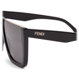 Fendi - Fendi Way - Square Oversize Sunglasses - Black - Sunglasses - Fendi Eyewear