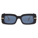 Fendi - Fendigraphy - Occhiali da Sole Rettangolare - Nero - Occhiali da Sole - Fendi Eyewear