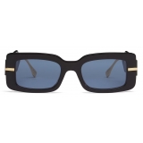 Fendi - Fendigraphy - Occhiali da Sole Rettangolare - Nero - Occhiali da Sole - Fendi Eyewear