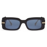Fendi - Fendigraphy - Occhiali da Sole Rettangolare - Nero - Occhiali da Sole - Fendi Eyewear