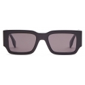 Fendi - Fendi Diagonal - Occhiali da Sole Rettangolare - Nero - Occhiali da Sole - Fendi Eyewear