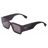 Fendi - Fendi Diagonal - Rectangular Sunglasses - Black - Sunglasses - Fendi Eyewear
