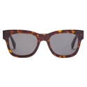 Fendi - Fendi Diagonal - Square Sunglasses - Havana - Sunglasses - Fendi Eyewear