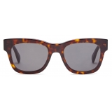 Fendi - Fendi Diagonal - Occhiali da Sole Squadrata - Havana - Occhiali da Sole - Fendi Eyewear