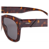 Fendi - Fendi Diagonal - Square Sunglasses - Havana - Sunglasses - Fendi Eyewear