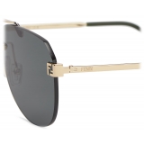 Fendi - Fendi Sky - Pilot Sunglasses - Gold Green - Sunglasses - Fendi Eyewear