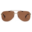 Fendi - Fendi Sky - Occhiali da Sole Pilot - Oro Marrone - Occhiali da Sole - Fendi Eyewear