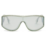 Fendi - Fendi Lab - Occhiali da Sole a Mascherina - Verde - Occhiali da Sole - Fendi Eyewear