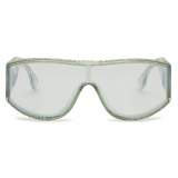 Fendi - Fendi Lab - Shield Sunglasses - Green - Sunglasses - Fendi Eyewear