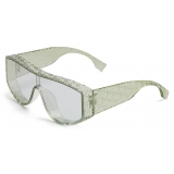 Fendi - Fendi Lab - Shield Sunglasses - Green - Sunglasses - Fendi Eyewear