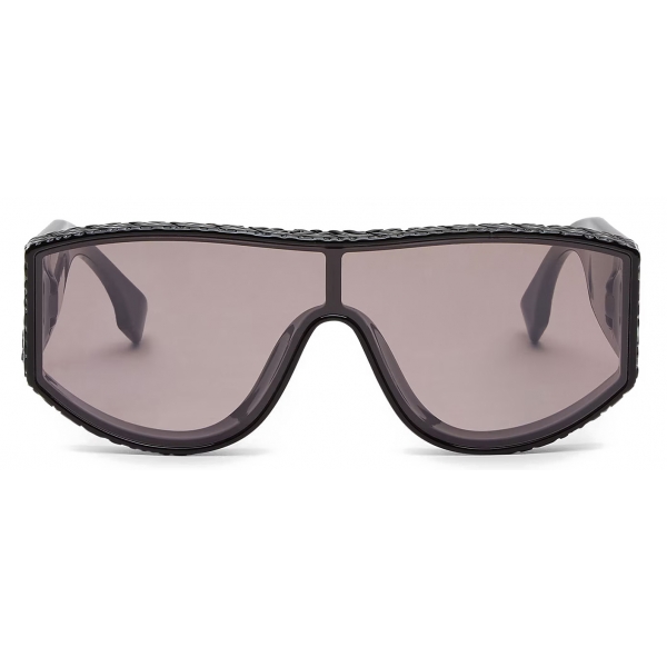 Fendi - Fendi Lab - Occhiali da Sole a Mascherina - Nero - Occhiali da Sole - Fendi Eyewear