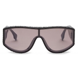 Fendi - Fendi Lab - Shield Sunglasses - Black - Sunglasses - Fendi Eyewear