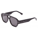 Fendi - Fendigraphy - Occhiali da Sole Squadrata - Nero - Occhiali da Sole - Fendi Eyewear