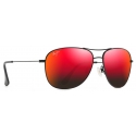 Maui Jim - Cliff House - Black Hawaii Lava - Polarized Aviator Sunglasses - Maui Jim Eyewear