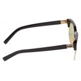 Miu Miu - Occhiali Miu Miu Runway - Pilot - Nero Giallo Acido - Occhiali da Sole - Miu Miu Eyewear