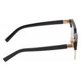Miu Miu - Miu Miu Runway Sunglasses - Square - Black Blue - Sunglasses - Miu Miu Eyewear