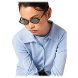 Miu Miu - Miu Miu Regard Sunglasses - Oval - Honey Tortoiseshell Water Green - Sunglasses - Miu Miu Eyewear