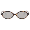 Miu Miu - Occhiali Miu Miu Regard - Ovali - Tartaruga Miele Cromate - Occhiali da Sole - Miu Miu Eyewear