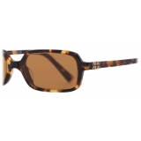 Miu Miu - Miu Miu Regard Sunglasses - Rectangular - Camel Honey Tortoiseshell - Sunglasses - Miu Miu Eyewear