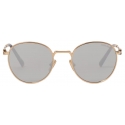 Miu Miu - Miu Miu Regard Sunglasses - Round - Gold Chrome - Sunglasses - Miu Miu Eyewear