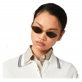 Miu Miu - Miu Miu Regard Sunglasses - Irregular - Gold Loden Green - Sunglasses - Miu Miu Eyewear