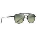 Maui Jim - Kahana - Nero Opaco Maui HT - Occhiali da Sole Aviator Polarizzati - Maui Jim Eyewear