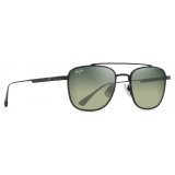 Maui Jim - Kahana - Matte Black Maui HT - Polarized Aviator Sunglasses - Maui Jim Eyewear