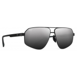 Maui Jim - Keawāwa - Black Silver - Polarized Aviator Sunglasses - Maui Jim Eyewear