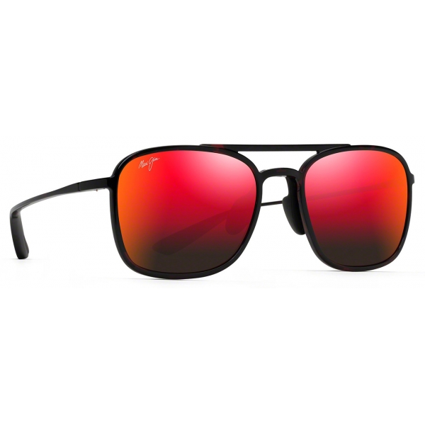 Maui Jim - Keokea - Red Black Lava - Polarized Aviator Sunglasses - Maui Jim Eyewear