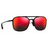 Maui Jim - Keokea - Red Black Lava - Polarized Aviator Sunglasses - Maui Jim Eyewear