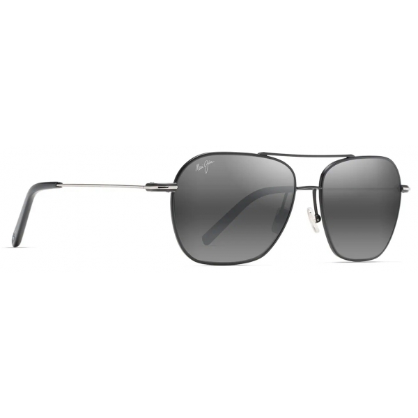 Maui Jim - Mano - Black Grey - Polarized Aviator Sunglasses - Maui Jim Eyewear