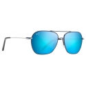 Maui Jim - Mano - Navy Scuro Blu - Occhiali da Sole Aviator Polarizzati - Maui Jim Eyewear
