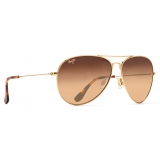 Maui Jim - Mavericks - Gold Bronze - Polarized Aviator Sunglasses - Maui Jim Eyewear