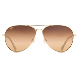 Maui Jim - Mavericks - Gold Bronze - Polarized Aviator Sunglasses - Maui Jim Eyewear