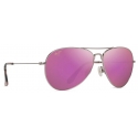 Maui Jim - Mavericks - Rose Gold Maui Sunrise - Polarized Aviator Sunglasses - Maui Jim Eyewear