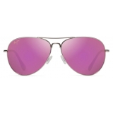 Maui Jim - Mavericks - Rose Gold Maui Sunrise - Polarized Aviator Sunglasses - Maui Jim Eyewear