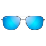 Maui Jim - Mikioi - Dove Grey Blue - Polarized Aviator Sunglasses - Maui Jim Eyewear