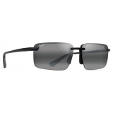 Maui Jim - Laulima - Black Grey - Polarized Rimless Sunglasses - Maui Jim Eyewear