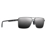Maui Jim - Piha - Gunmetal Black - Polarized Aviator Sunglasses - Maui Jim Eyewear