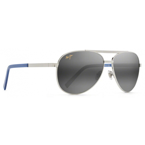Maui Jim - Seacliff - Silver Grey - Polarized Aviator Sunglasses - Maui Jim Eyewear