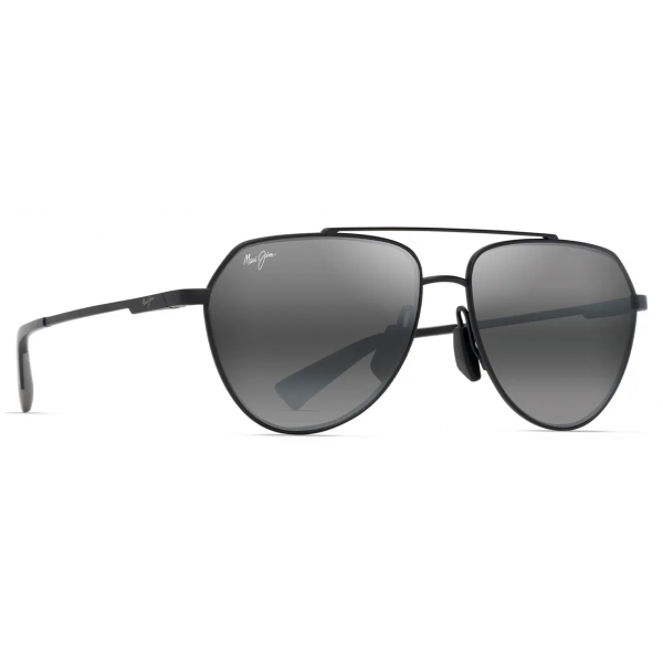 Maui Jim - Waiwai - Black Grey - Polarized Aviator Sunglasses - Maui Jim Eyewear