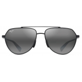 Maui Jim - Waiwai - Black Grey - Polarized Aviator Sunglasses - Maui Jim Eyewear