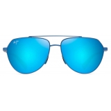Maui Jim - Waiwai - Blue - Polarized Aviator Sunglasses - Maui Jim Eyewear