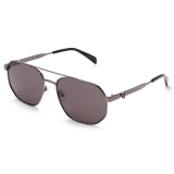 Alexander McQueen - Men's Floating Skull Metal Caravan Sunglasses - Ruthenium - Alexander McQueen Eyewear