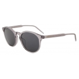 Giorgio Armani - Round Sunglasses - Transparent Grey - Sunglasses - Giorgio Armani Eyewear