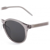 Giorgio Armani - Round Sunglasses - Transparent Grey - Sunglasses - Giorgio Armani Eyewear