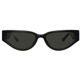 Linda Farrow - Tomie Cat Eye Sunglasses in Black - LFL1426C1SUN - Linda Farrow Eyewear